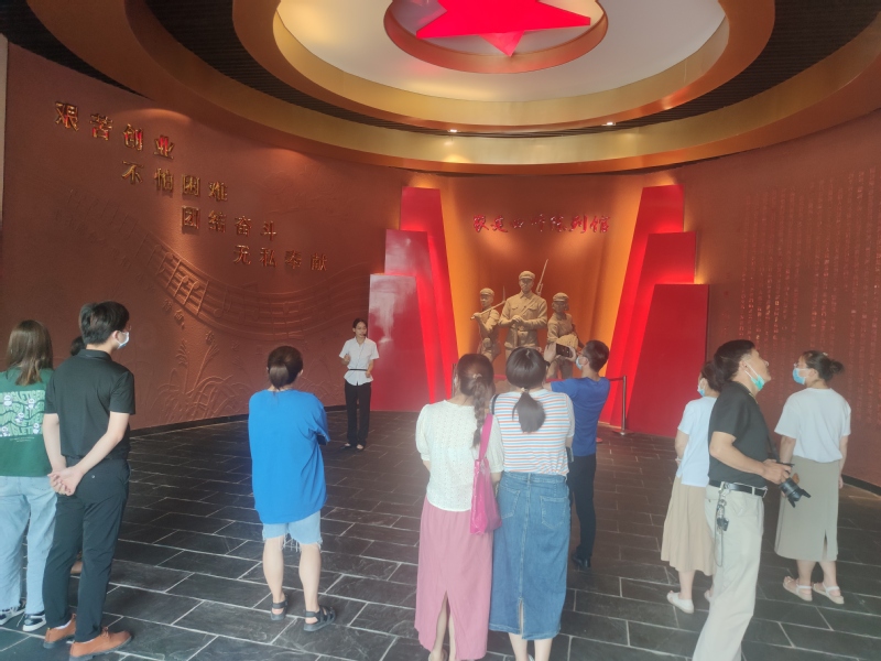 射陽(yáng)縣中醫(yī)院合興分院黨支部組織黨員參觀“農(nóng)建四師暨淮海農(nóng)場(chǎng)歷史陳列館”.jpg